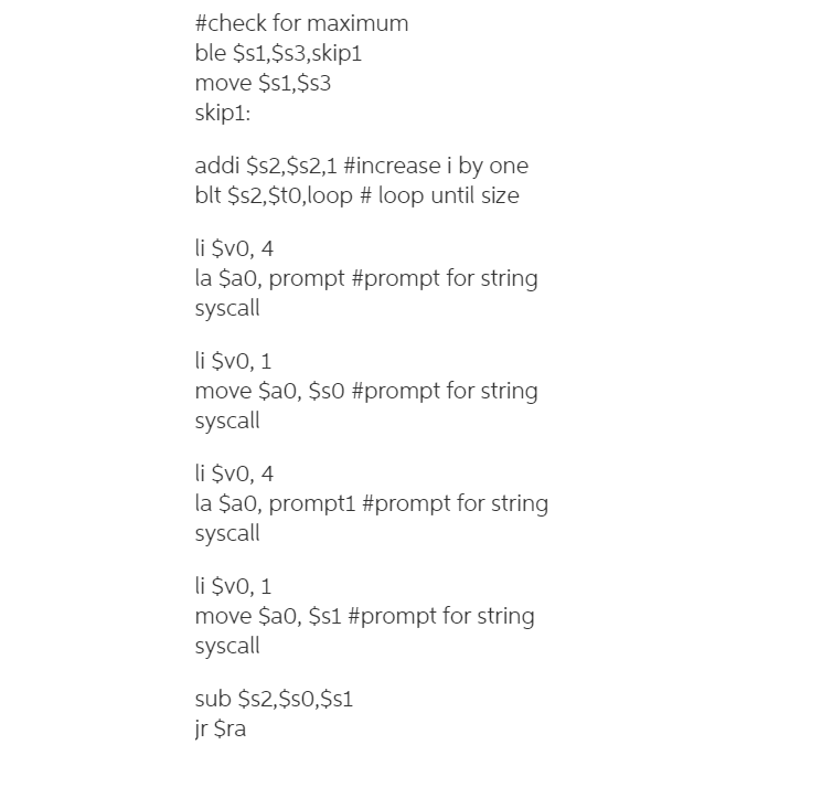 number is :" prompt2: .asciiz " Range of the array is :