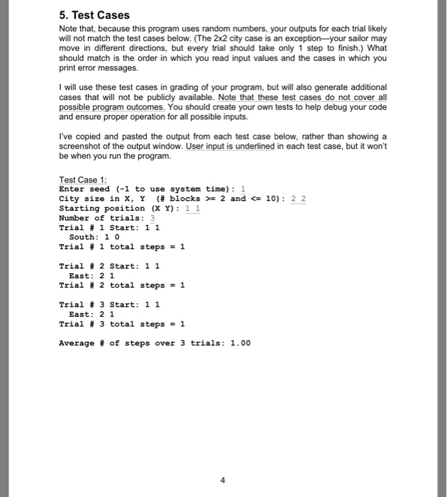 take a "drunken sailor who randomly chooses his direction at each intersection