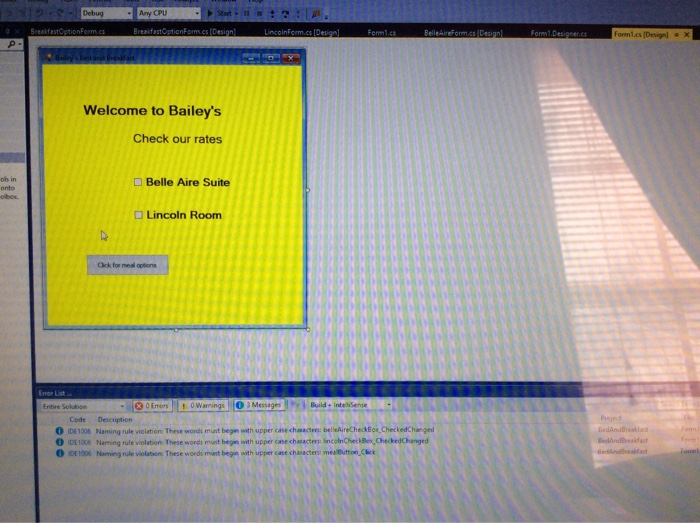  This program should include a pick again button and should also