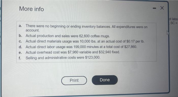 Bria manufactures coffee mugs that it sells to other companies for customizing