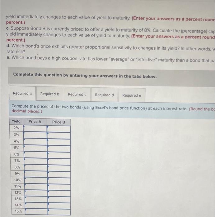 coupon rate of 4%, while bond B has a coupon rate of