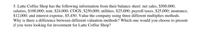  that is all the informayion given to solve the problem. 5.