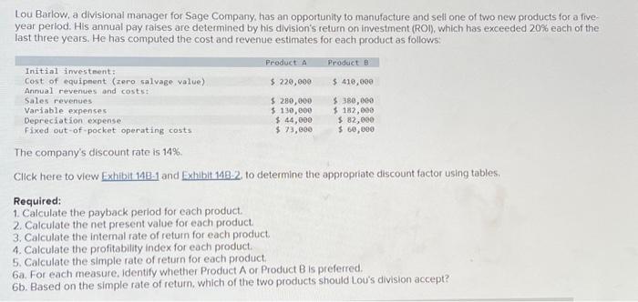  req 1 req2 req3 req4 req5 req6A req6B Calculate the internal