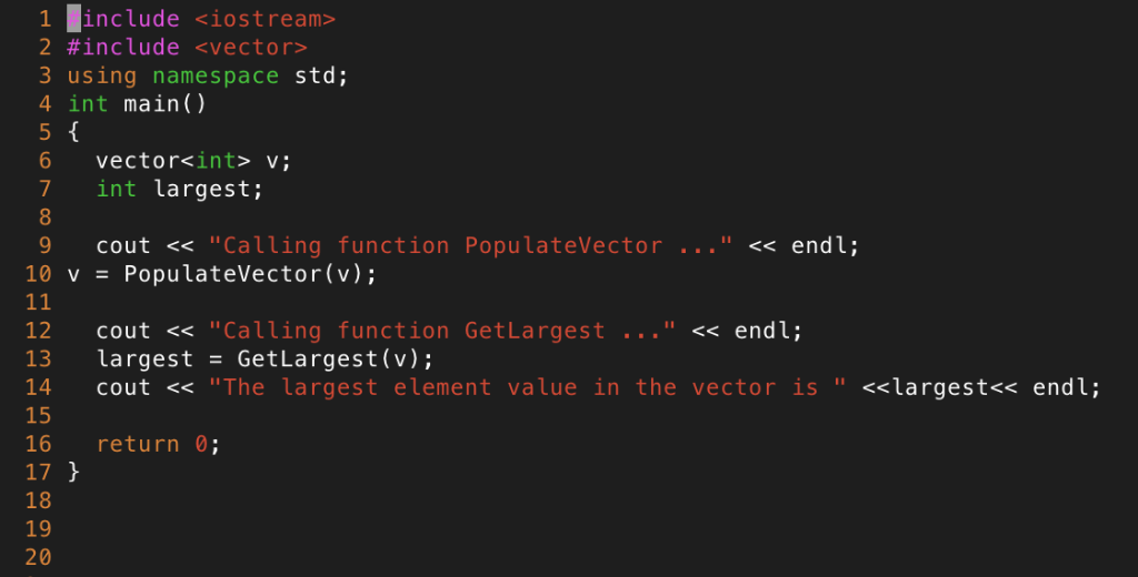 -0 lab19 lab19.o VectorProcess.o g++ -std-c++11- lab19.0-c lab19.cpp g++-std-c++11-o VectorProcess.o-c VectorProcess.cpp rm