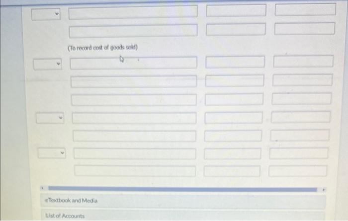 The following trapsactions were corripleted during April 2025. Apr. 5 Purchased golf