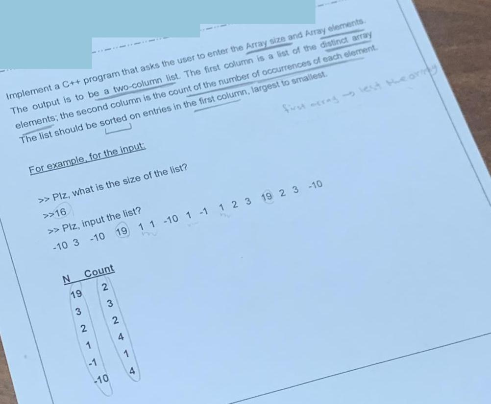-using c++ -without using any functions implement as to be a two-colo