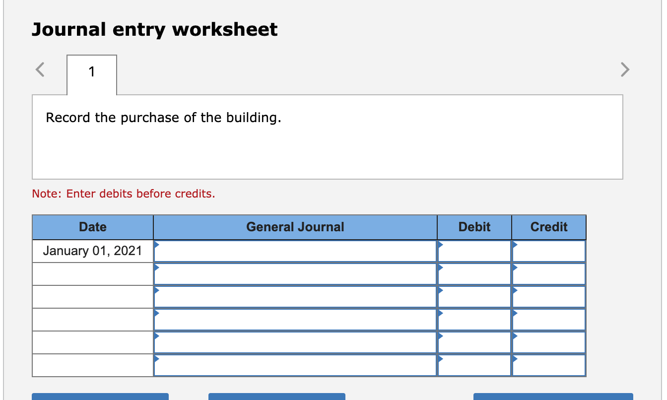 following information applies to the questions displayed below.] On January 1, 2021,