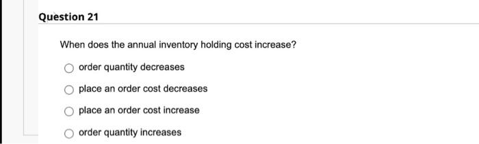 two questions yrgen solve will rate Question 21 When does the annual