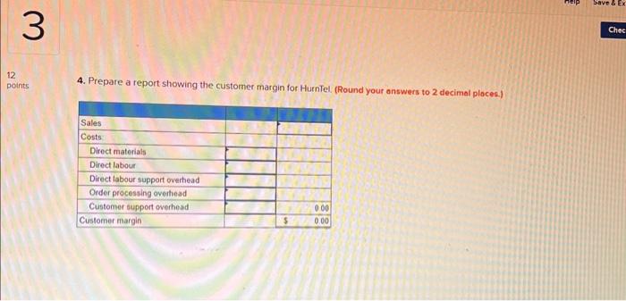 your answers to 2 decimal places.) Cancico Communications has supplied the following