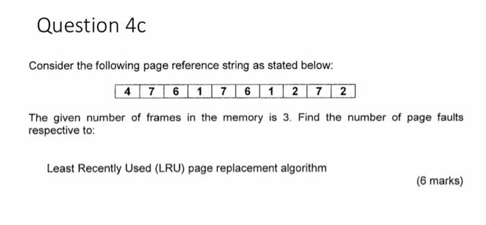 Please show your working using the template given. Thank you. Question 4c