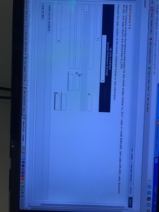  lus.com infr.unl del ment LSCREEN PRINTER YERS?ON?.BACK Brief Exercise 5-8 Nelson