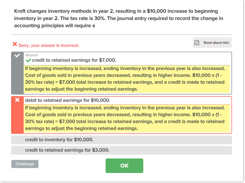  Please show journal entry and T-accounts Kroft changes inventory methods in