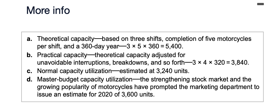 requirements. More info a. Theoretical capacity-based on three shifts, completion of five