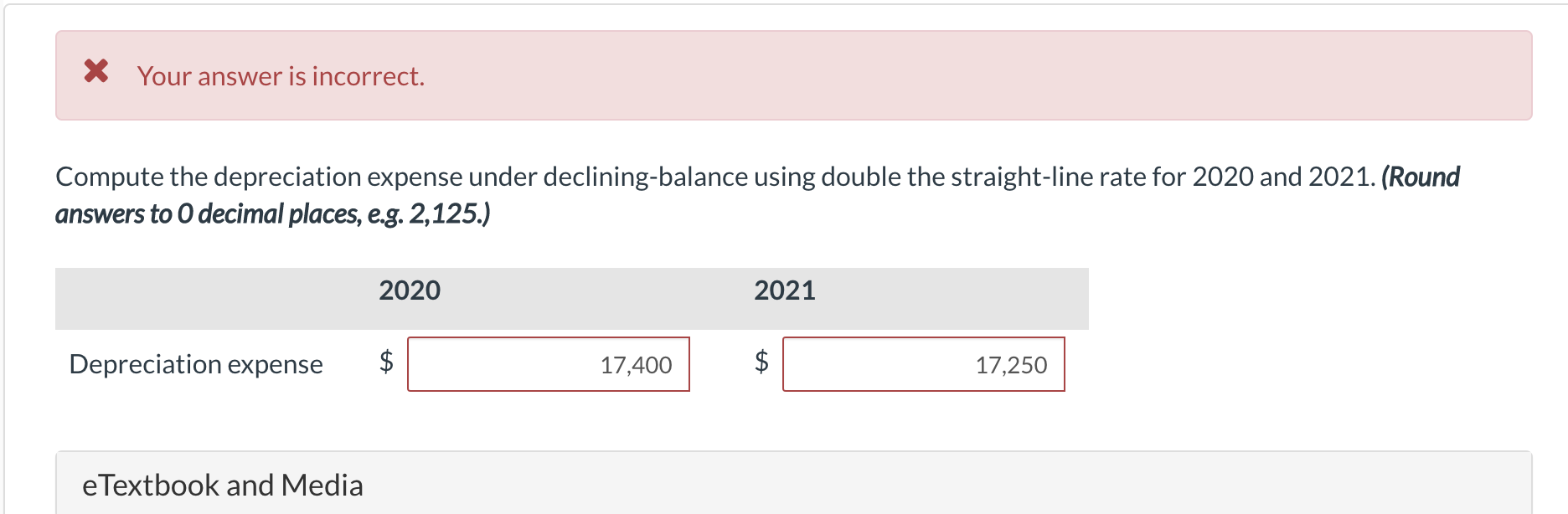 Thank you. Pharoah Company purchased a new machine on October 1, 2020,