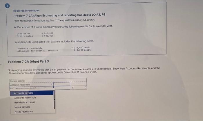 P2, P3 The following information applies to the questions displayed below] At