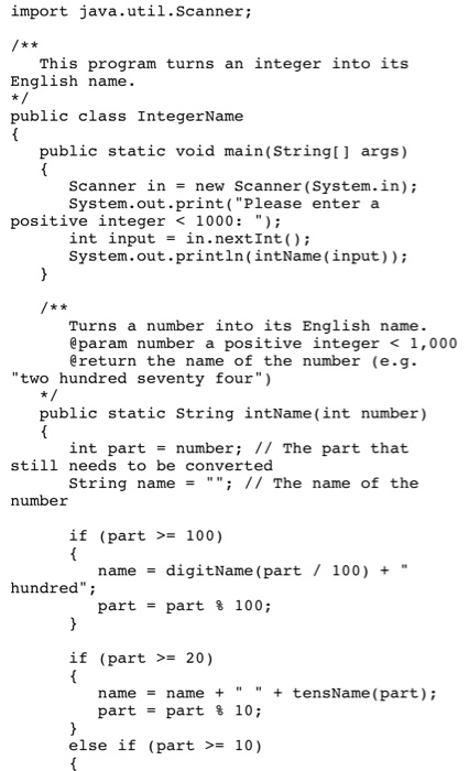 up to 1 million. Modify the main method so that it can
