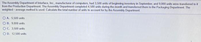 return that it prepares at a standard cost of $30 an hour