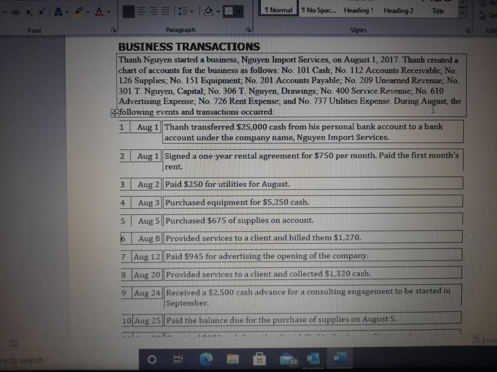  ab , x' A-DA I Normal 1 No Spac... Heading 1