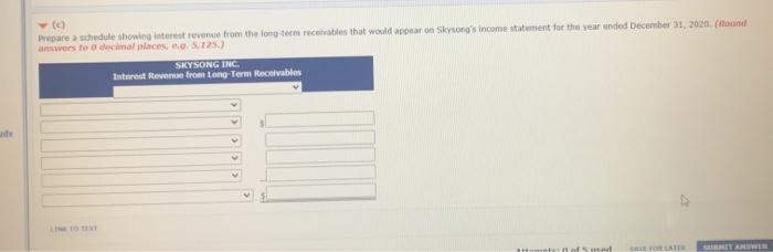 information relating to songono correctes were as follow 1. The $1,800,000 notis