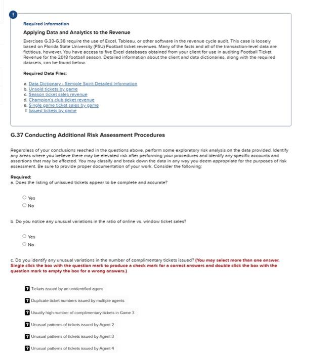 with the required datasets, can be found below. Required Date Filles: a.
