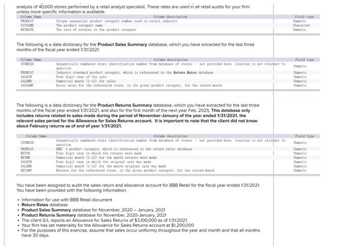 in an audit procedure, the auditor must ensure that the information is