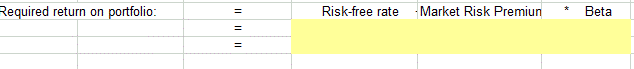 stock prices and dividends, along with the Market Index, are shown here.