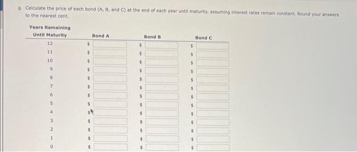 in corporate bonds. His financial planner has suggested the following bonds: -