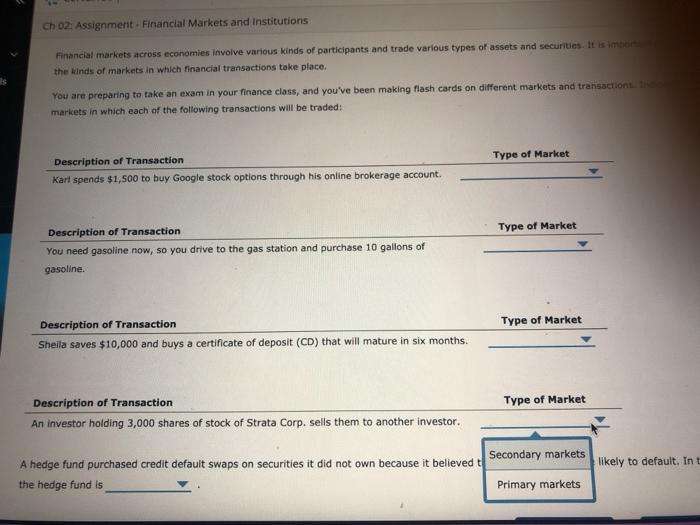 an exam in your finance class, and you've been making flash cards
