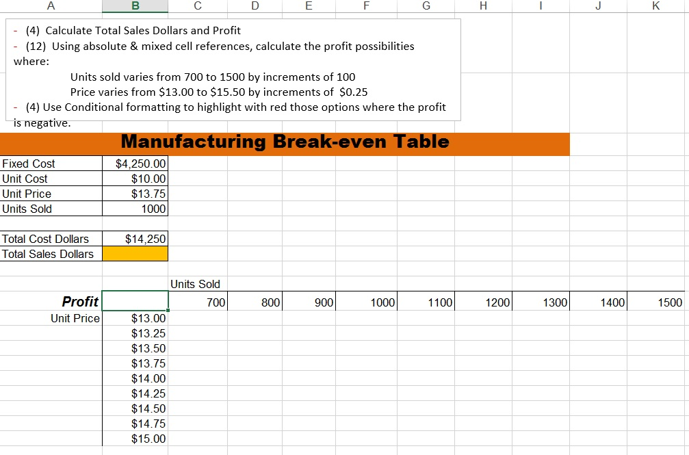  show me the functions in excel please ,, Calculate Total Sales