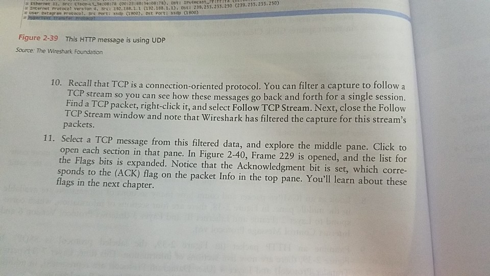 epiphany experience for you. You can study the OSI layers, all of