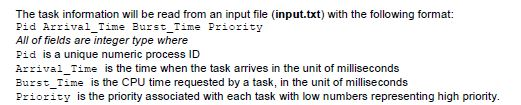 In Java, write a program to simulate the First Come First Serve