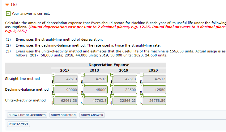 Problem 10-3A (Part Level Submission) On January 1, 2017, Evers Company