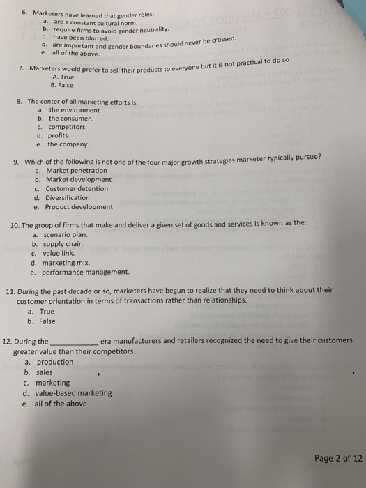copy of the short answer sheet. - When finished, please turn in