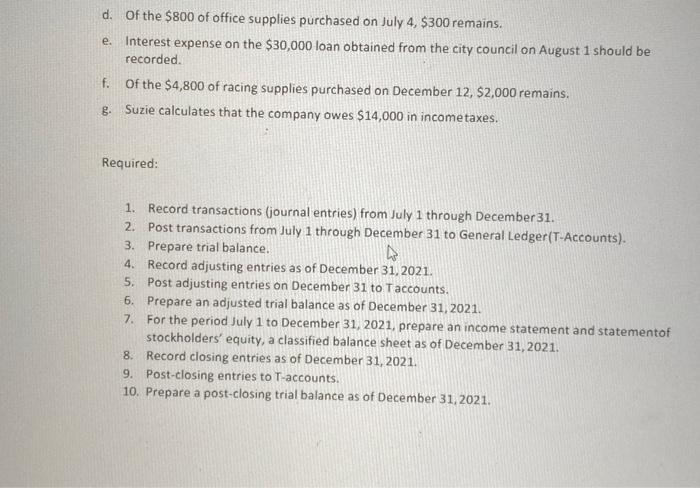 begin developing their new business. They begin by offering clinics for basic