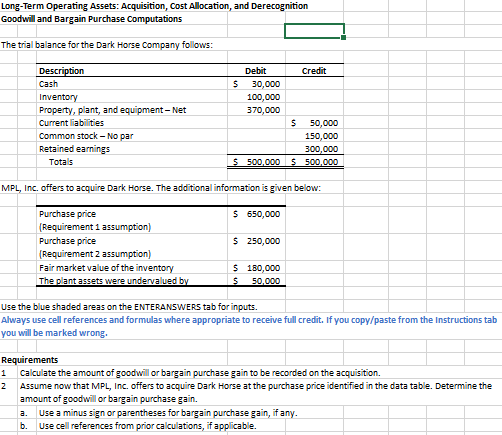 please show which cell reference should I use Long-Term Operating A5sets: Acquisition,