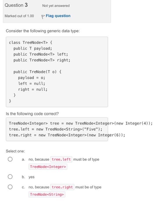 the correct statement about generics in the following method declaration public static