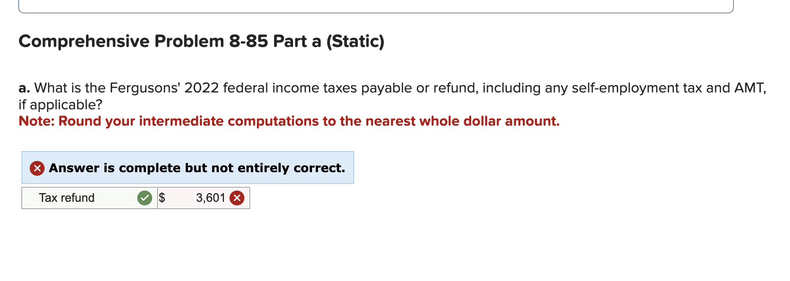 8-1, LO 8-2, LO 8-3, LO 8-4, LO 8-5) (STATIC) Required information