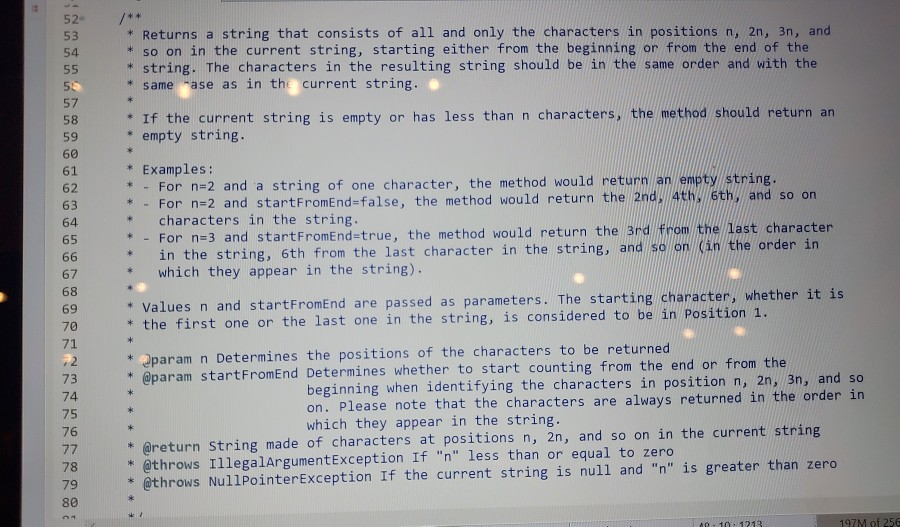 Keturns a Suring that consists OT all and only the characters in