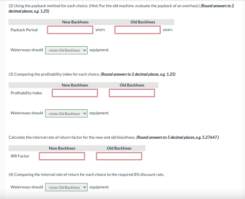 flow when it plans for capital investments. The company chose its discount