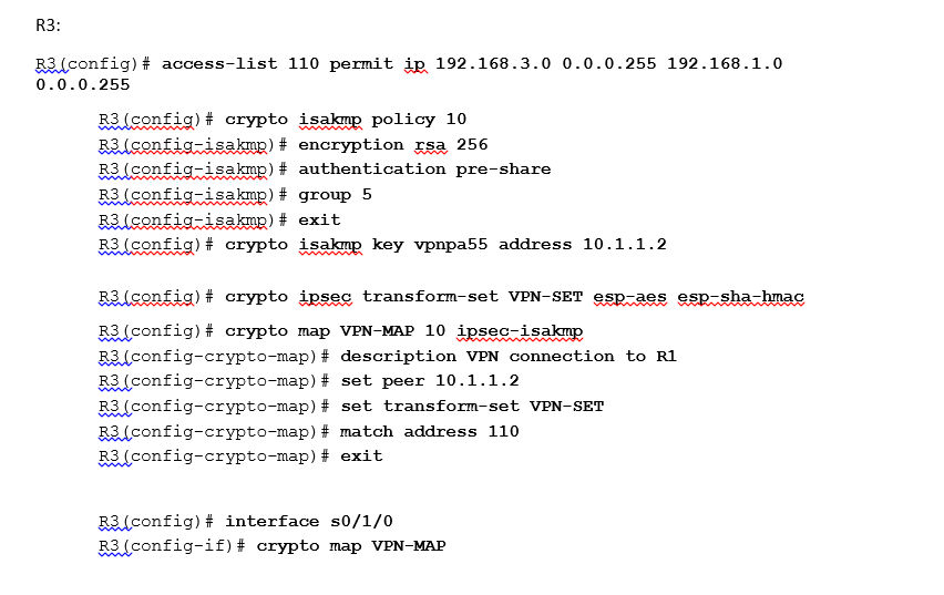 the branches. The lab technician discovered that the VPN is not working.