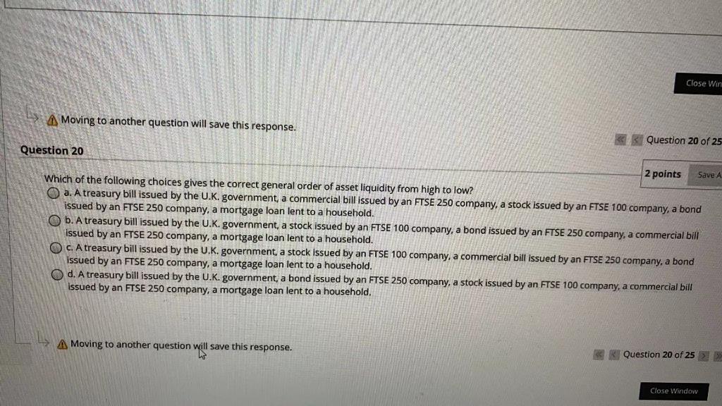  Close Win A Moving to another question will save this response.