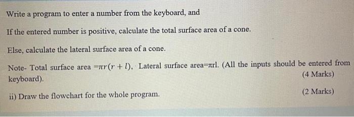  Write a program to enter a number from the keyboard, and