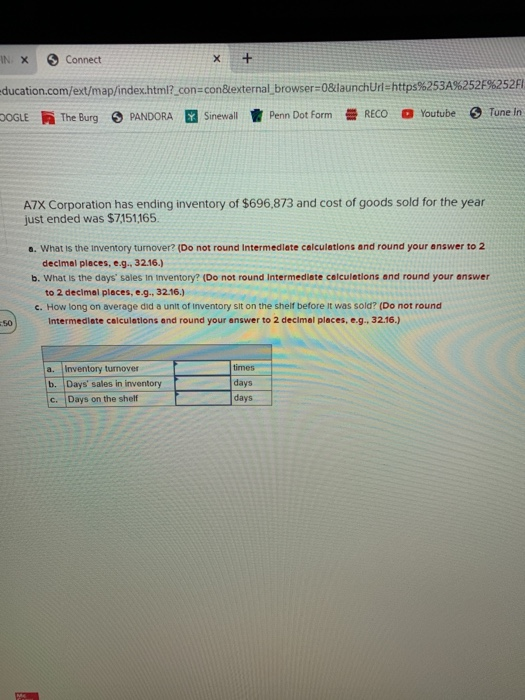  IN X Connect X + education.com/ext/map/index.html?_con=con&external browser=0&launchUn=https%253A%252F%252F1 DOOGLE The Burg PANDORA