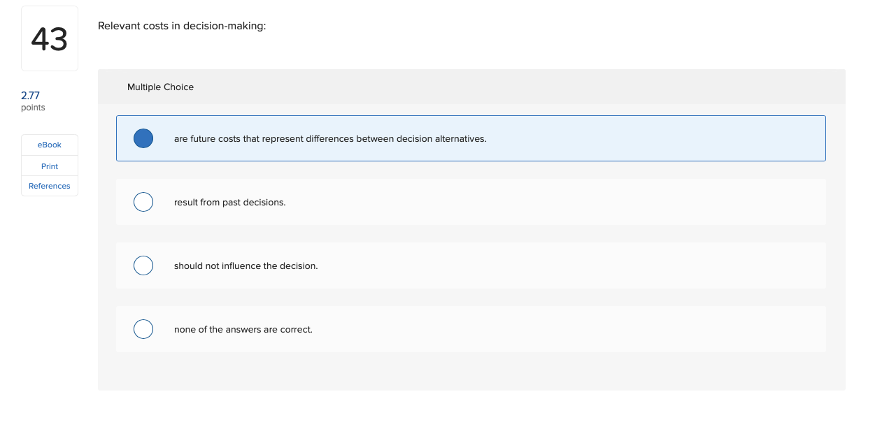 eBook has been incurred and cannot be eliminated Print References o is