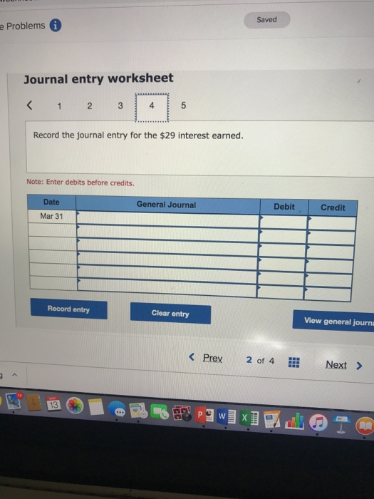 following. a. S. Rey notices that the bank erroneously cleared a $570