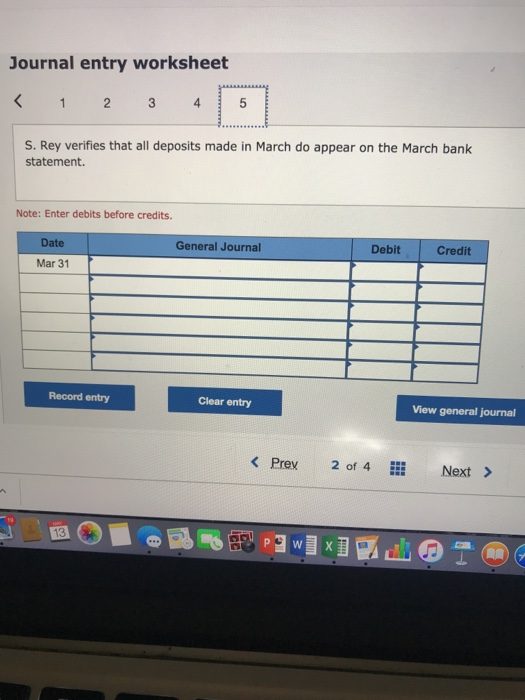 check against her account in March that she did not issue. The