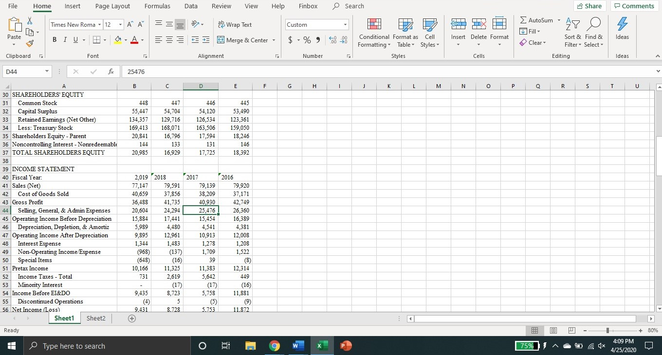Insert Page Layout Formulas Data Review View Help Finbox Search Share Comments