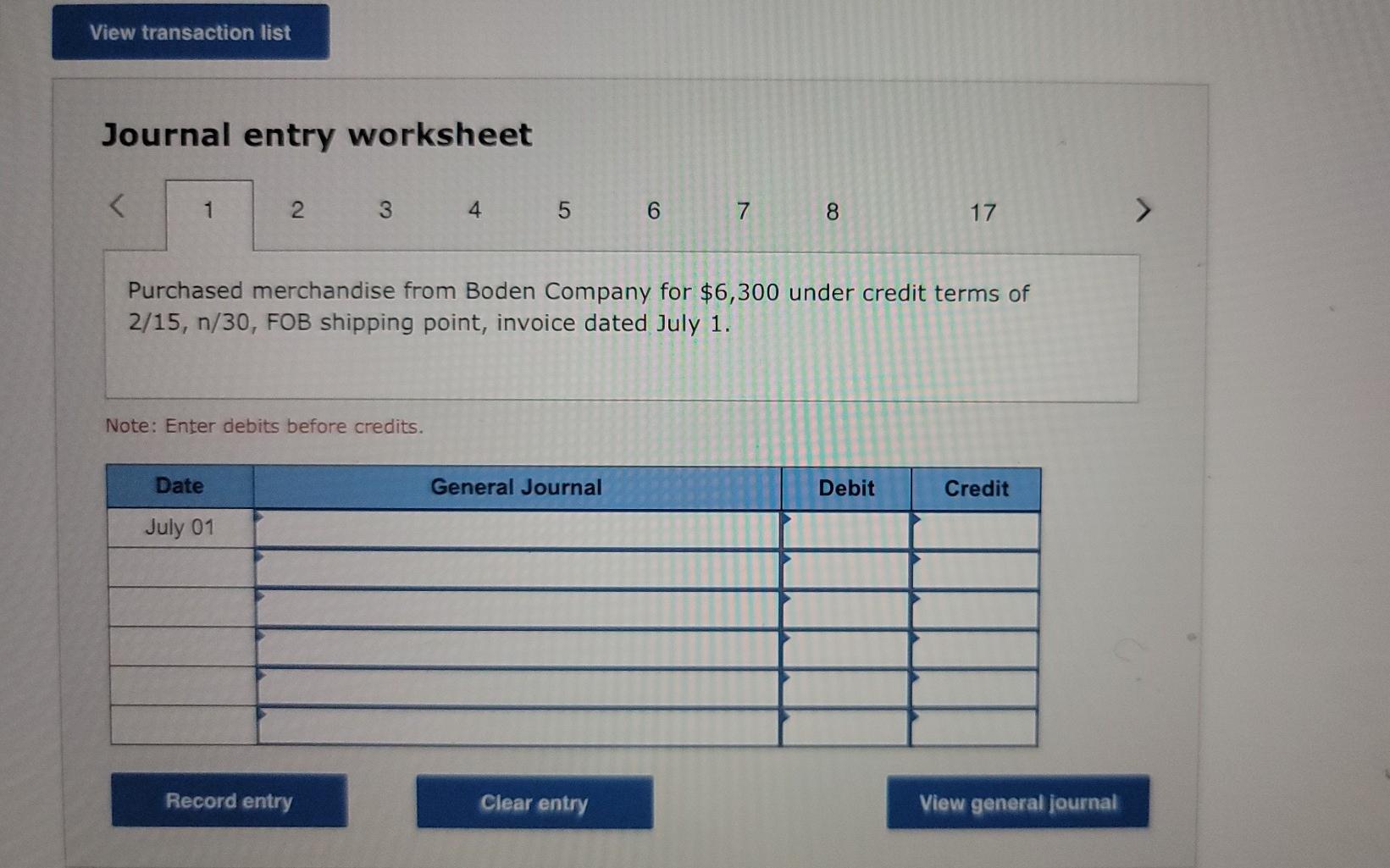 input the answers that'll be great!! thanks Prepare journal entries to record