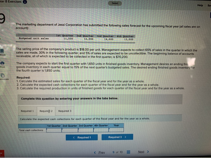  part 2&3 ter 8 Exercises i Saved Help Sa U The