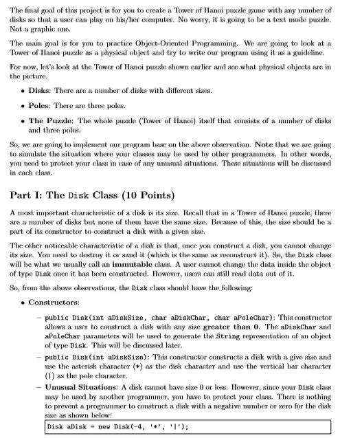 a Tower of Hanoi puxxe game with any number of disks so